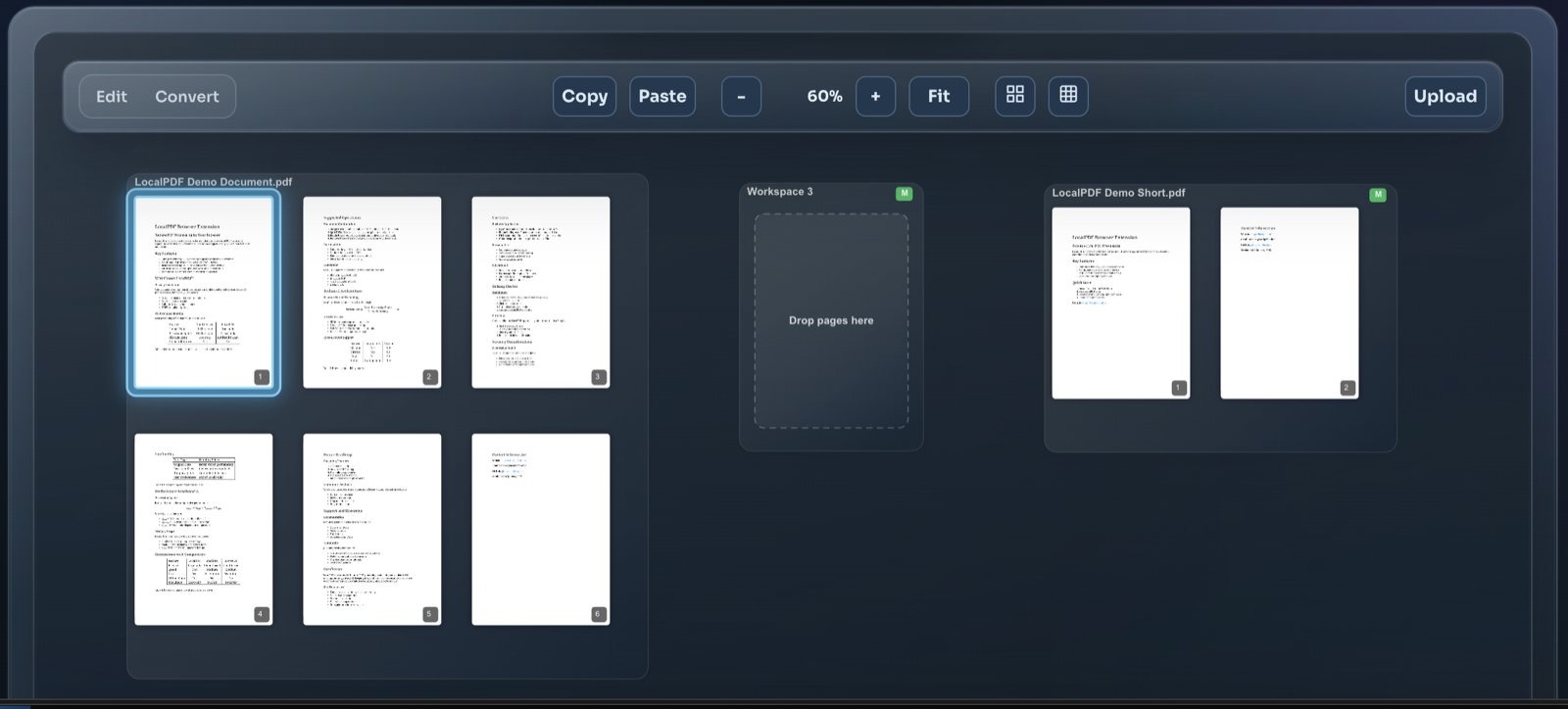 LocalPDF Studio Workspace V6